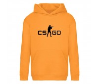 Худи детская Контр Страйк 0014 (CS GO) оранжевая (CSG orn 0014) 116 см