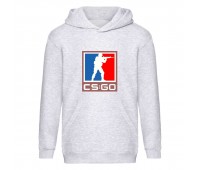 Худи детская Контр Страйк 005 (CS GO) серая (CSG gry 005) 116 см