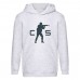 Худи детская Контр Страйк 006 (CS GO) серая (CSG gry 006) 128 см