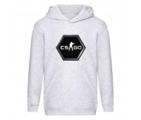 Худи детская Контр Страйк 008 (CS GO) серая (CSG gry 008) 116 см