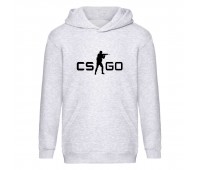 Худи детская Контр Страйк 0014 (CS GO) серая (CSG gry 0014) 116 см