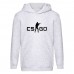 Худи детская Контр Страйк 0014 (CS GO) серая (CSG gry 0014) 128 см