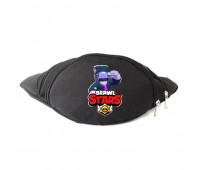 Сумка Бананка на пояс Бравл Старс Тара Диджей (BS-Tara) Cappuccino Toys черная