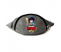 Сумка Бананка на пояс Бравл Старс Мстительница (BS-Avenger) Cappuccino Toys серая