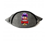 Сумка Бананка на пояс Бравл Старс Генерал Гавс (BS- GG) Cappuccino Toys серая