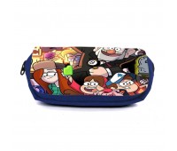 Школьный пенал Гравити Фолз 005 (Gravity Falls) органайзер универсальный (GFS-005-blu) синий