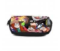 Школьный пенал Гравити Фолз 005 (Gravity Falls) органайзер универсальный (GFS-005-blc) черный
