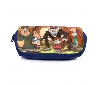 Школьный пенал Гравити Фолз 008 (Gravity Falls) органайзер универсальный (GFS-008-blu) синий
