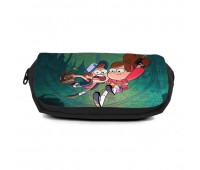 Школьный пенал Гравити Фолз 009 (Gravity Falls) органайзер универсальный (GFS-009-blc) черный