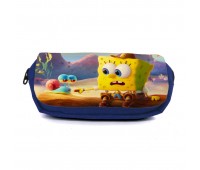 Школьный пенал Спанч Боб 001 (SpongeBob) органайзер универсальный (SPB-001-blu) синий
