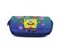 Школьный пенал Спанч Боб 0010 (SpongeBob) органайзер универсальный (SPB-0010-blu) синий