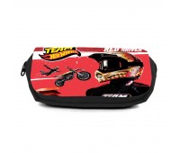 Школьный пенал Хот Вилс 002 (Hot Wheels) органайзер универсальный (HW-002-blc) черный