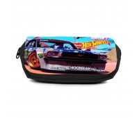 Школьный пенал Хот Вилс 005 (Hot Wheels) органайзер универсальный (HW-005-blc) черный