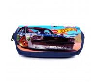 Школьный пенал Хот Вилс 005 (Hot Wheels) органайзер универсальный (HW-005-blu) синий