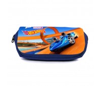 Школьный пенал Хот Вилс 0011 (Hot Wheels) органайзер универсальный (HW-0011-blu) синий