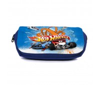 Школьный пенал Хот Вилс 0015 (Hot Wheels) органайзер универсальный (HW-0015-blu) синий