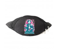 Сумка Бананка Игра в Кальмара 008 на пояс Cappuccino (sqd 008-black) черный