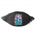 Сумка Бананка Игра в Кальмара 008 на пояс Cappuccino (sqd 008-black) черный