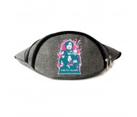 Сумка Бананка Игра в Кальмара 008 на пояс Cappuccino (sqd 008-gry) серый