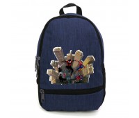 Рюкзак подростковый Человек Паук 005 Cappuccino Toys (Spiderman - 005) синий