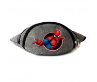 Сумка Бананка на пояс Человек Паук 007  (Spiderman-007) Cappuccino Toys серая