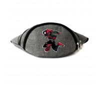 Сумка Бананка на пояс Человек Паук 0011  (Spiderman-0011) Cappuccino Toys серая