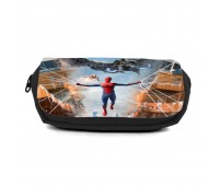 Школьный пенал Человек Паук 016 органайзер универсальный (Spiderman-016-black) черный