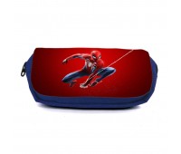 Школьный пенал Человек Паук 033 органайзер универсальный (Spiderman-033-blue) синий