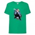 Футболка детская Человек Паук Гвен 0021 (SPG-0021-grn) зеленая размер 128 см