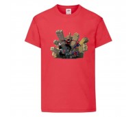 Футболка детская Человек Паук 006 (SPM-006-red) красная размер 104 см