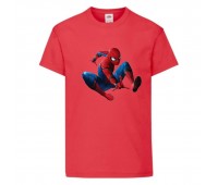 Футболка детская Человек Паук 0010 (SPM-0010-red) красная размер 104 см