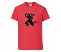 Футболка детская Человек Паук 0019 (SPM-0019-red) красная размер 104 см