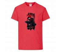 Футболка детская Человек Паук 0022 (SPM-0022-red) красная размер 104 см