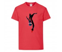 Футболка детская Человек Паук 0026 (SPM-0026-red) красная размер 104 см