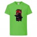 Футболка детская Человек Паук 0022 (SPM-0022-lgrn) светлозеленая размер 104 см