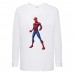 Лонгслив реглан Человек Паук 001 (Spider-Man) белый (SPM wh 001) 128 см