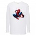 Лонгслив реглан Человек Паук 0010 (Spider-Man) белый (SPM wh 0010) 152 см