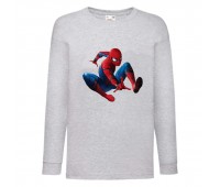 Лонгслив реглан Человек Паук 0010 (Spider-Man) серый (SPM gry 0010) 104 см