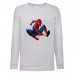 Лонгслив реглан Человек Паук 0010 (Spider-Man) серый (SPM gry 0010) 128 см