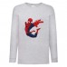 Лонгслив реглан Человек Паук 0017 (Spider-Man) серый (SPM gry 0017) 128 см