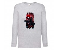 Лонгслив реглан Человек Паук 0022 (Spider-Man) серый (SPM gry 0022) 104 см