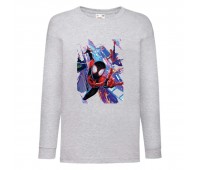 Лонгслив реглан Человек Паук 0024 (Spider-Man) серый (SPM gry 0024) 104 см