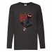 Лонгслив реглан Человек Паук 003 (Spider-Man) черный (SPM blc 003) 104 см