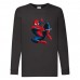 Лонгслив реглан Человек Паук 007 (Spider-Man) черный (SPM blc 007) 104 см
