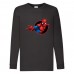 Лонгслив реглан Человек Паук 009 (Spider-Man) черный (SPM blc 009) 104 см