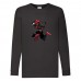 Лонгслив реглан Человек Паук 0019 (Spider-Man) черный (SPM blc 0019) 104 см