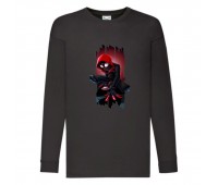 Лонгслив реглан Человек Паук 0022 (Spider-Man) черный (SPM blc 0022) 104 см