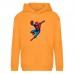 Худи детская  Человек Паук 008 (Spider Man) оранжевая (SPM orn 008) 116 см