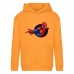Худи детская  Человек Паук 009 (Spider Man) оранжевая (SPM orn 009) 116 см