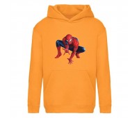 Худи детская  Человек Паук 0015 (Spider Man) оранжевая (SPM orn 0015) 116 см